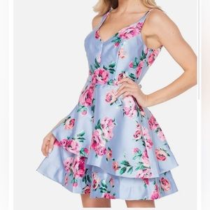 Juniors floral party dress by Teezeme size 7/8